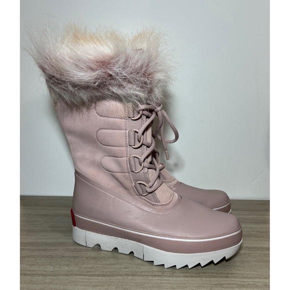 NEW Sorel Joan of Arctic Next Boots faux fur Pink Size 10 - Picture 7 of 13